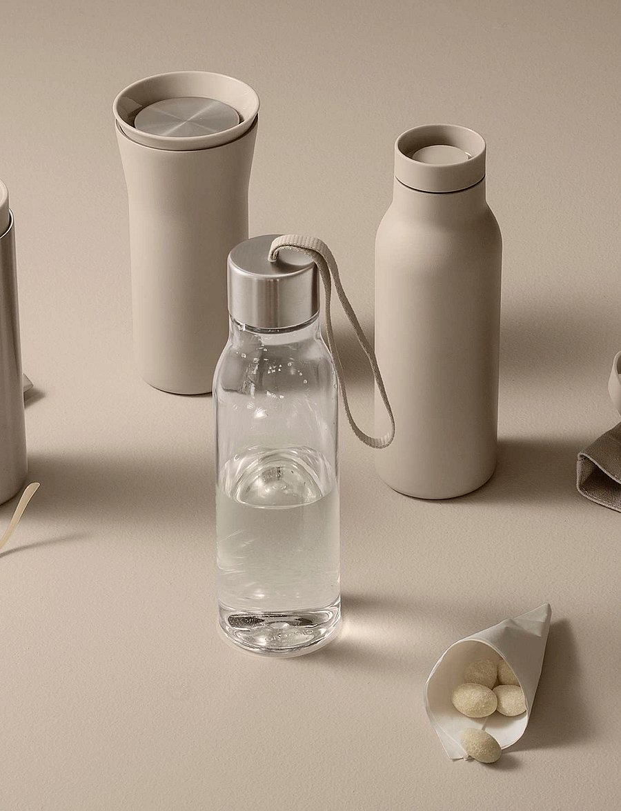 Eva Solo - Drinking bottle 0.5 L Pearl beige - wasserflaschen - pearl beige - 0