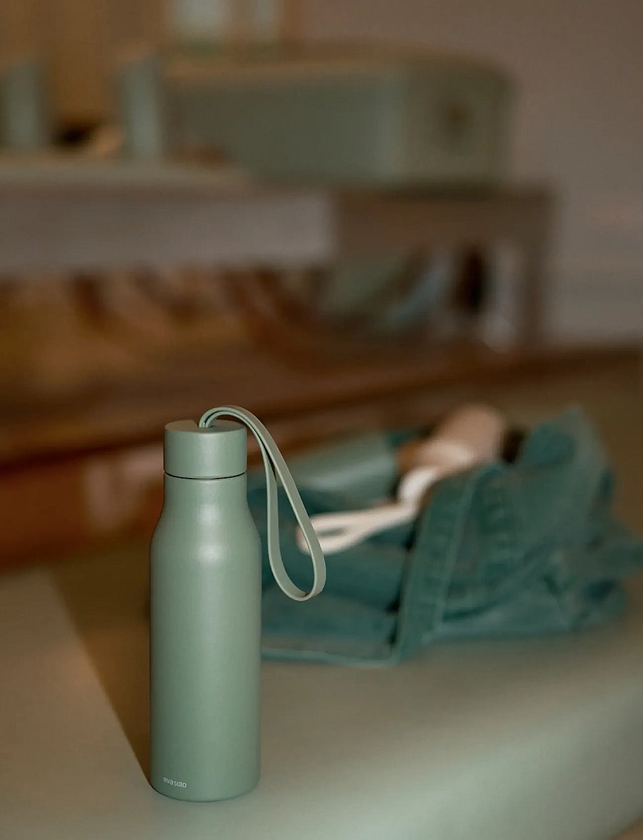 Eva Solo - RE-Hydrate Thermo flask 0.5 L Green goddess - termopudelid - green goddess - 5