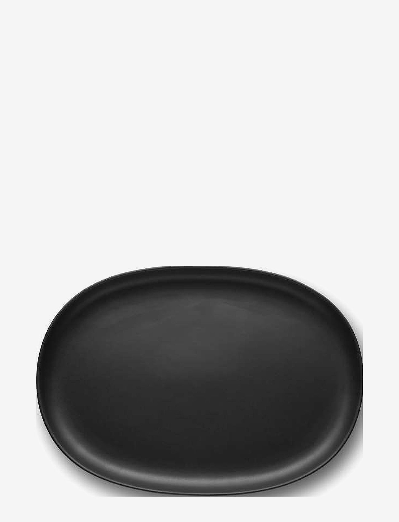 Eva Solo - Nordic kitchen ovalt serveringsfad 36 cm - serveringsskåle - black - 1