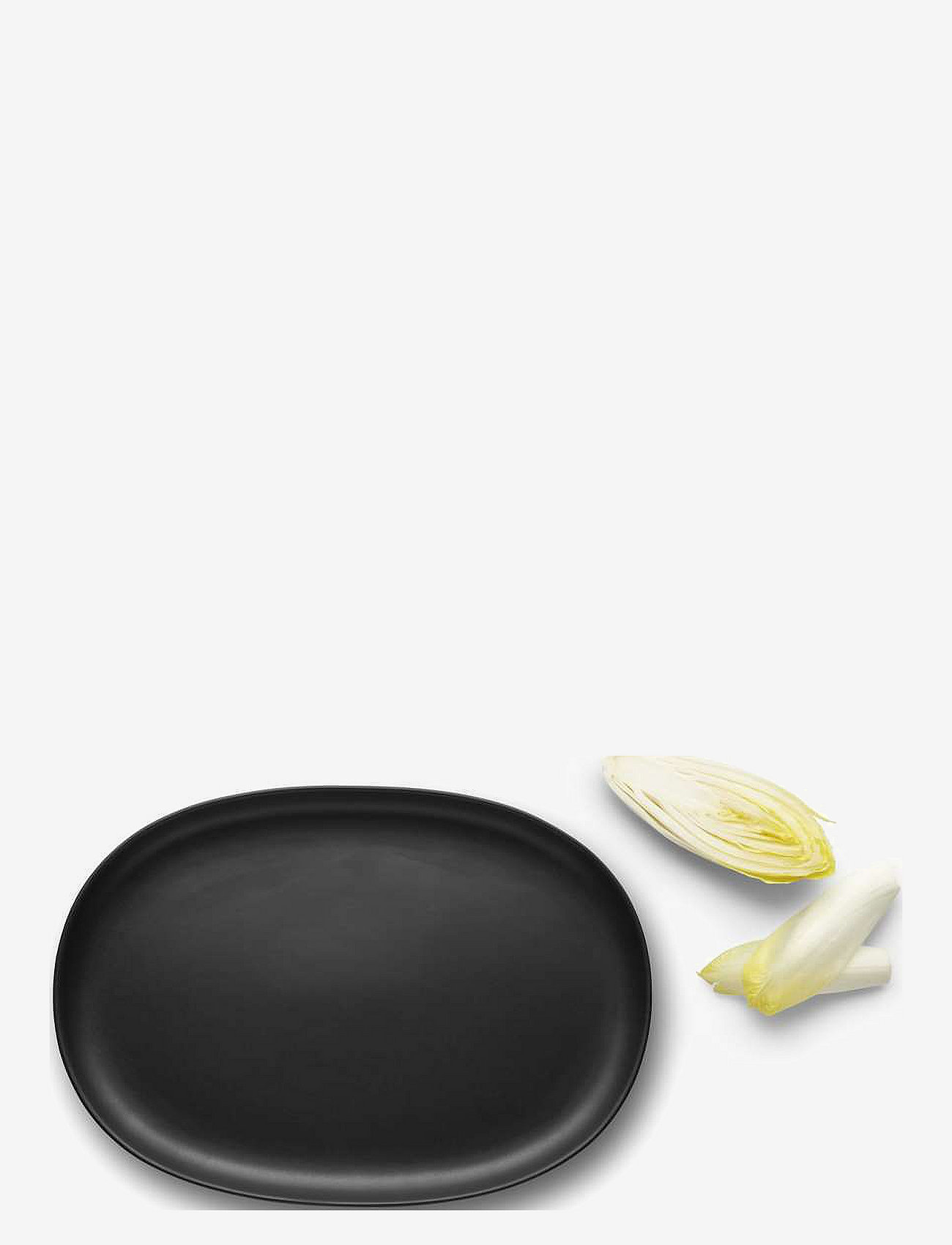 Eva Solo - Nordic kitchen ovalt serveringsfad 36 cm - serveringsskåle - black - 2
