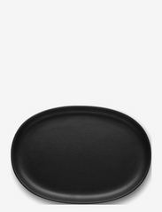 Nordic kitchen oval plate 26 cm - BLACK
