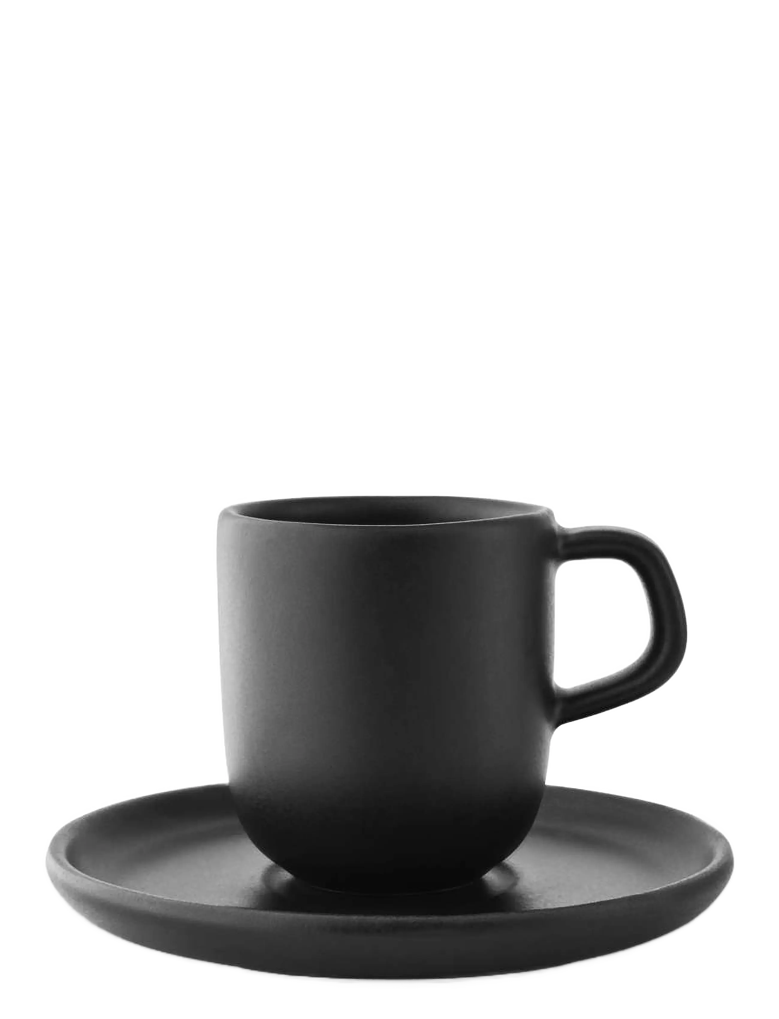 Eva Solo Nordic Kitchen Espressokopper Med Underkopper, Espresso Kop, Sort, Str: ONE SIZE