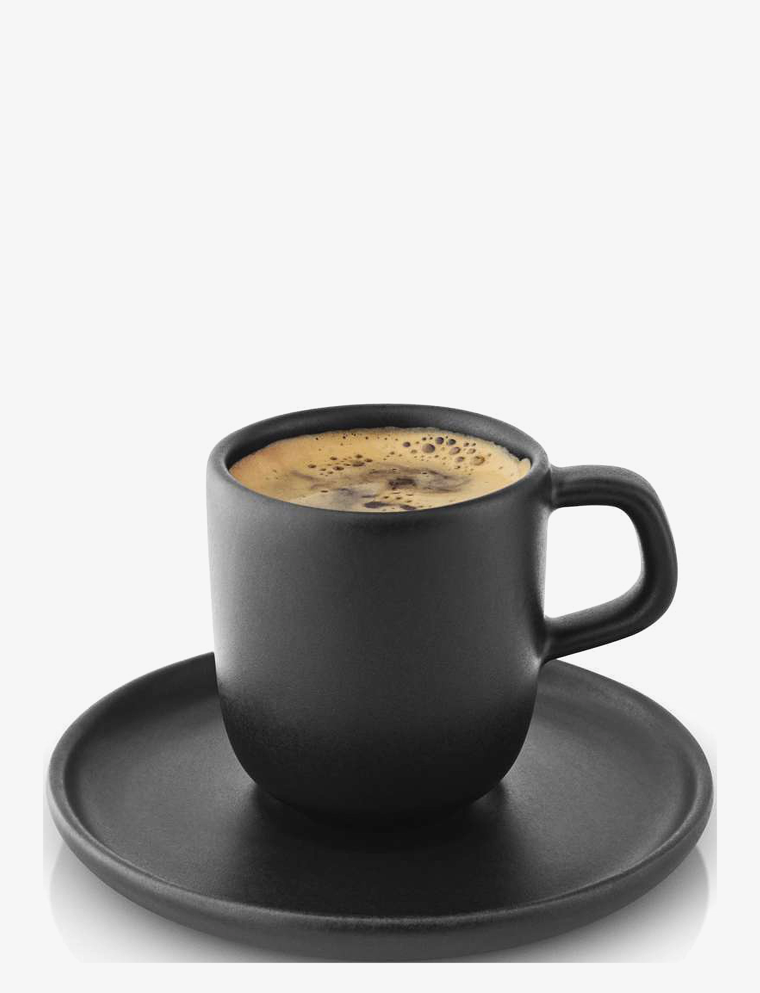 Eva Solo - Nordic kitchen espresso cup with saucer - black - 2