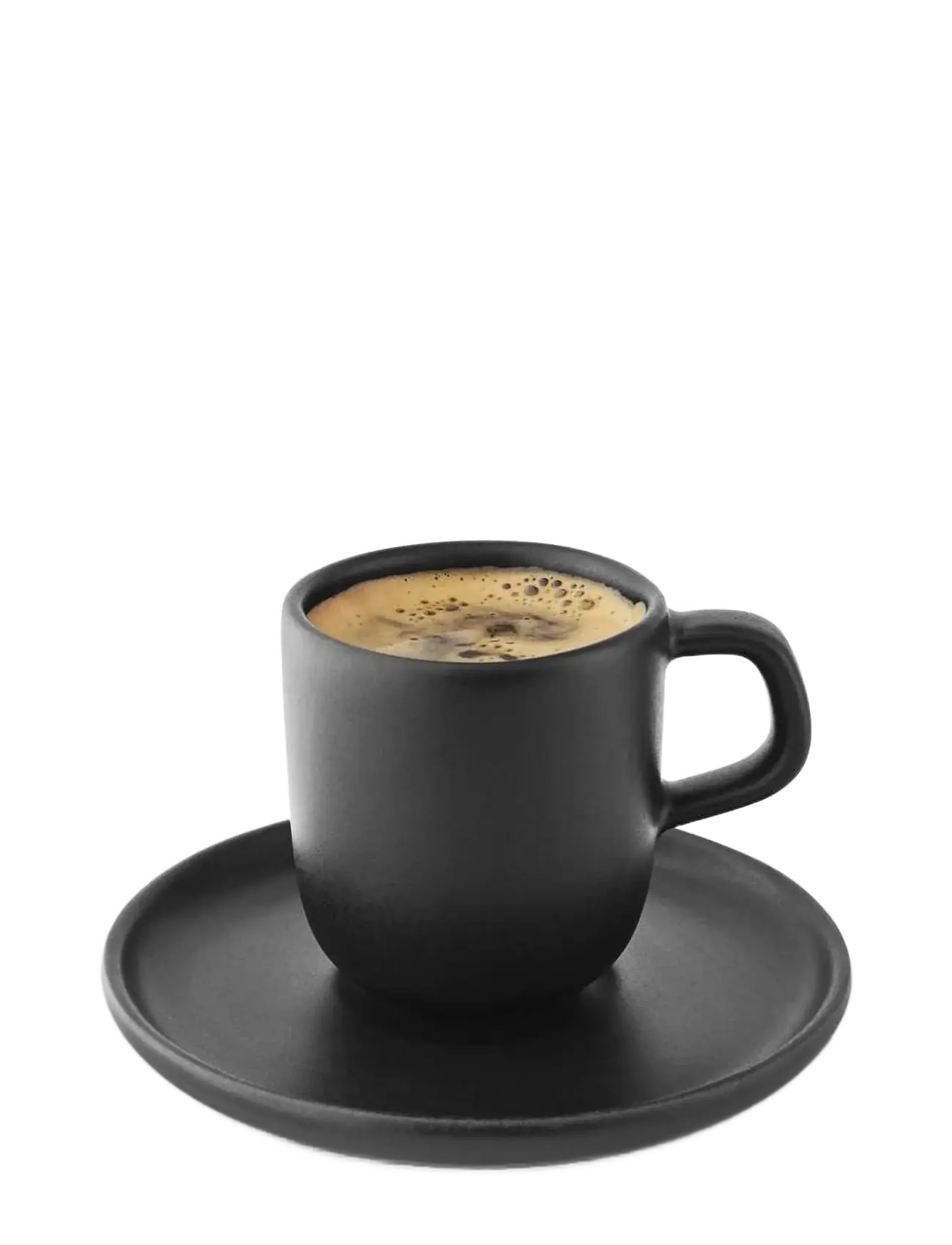 Eva Solo - Nordic kitchen espresso cup with saucer - black - 2