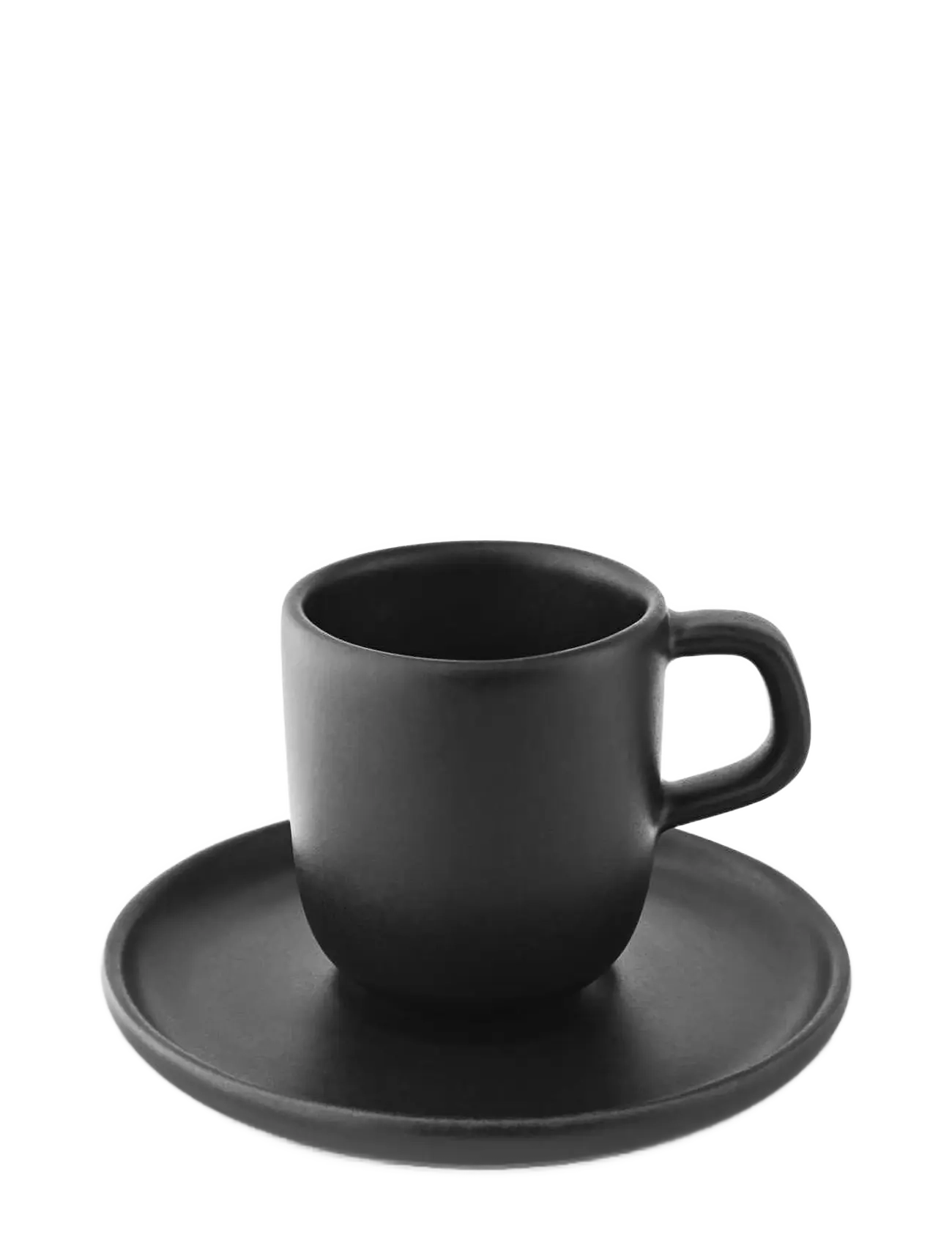 Eva Solo - Nordic kitchen espresso cup with saucer - black - 3