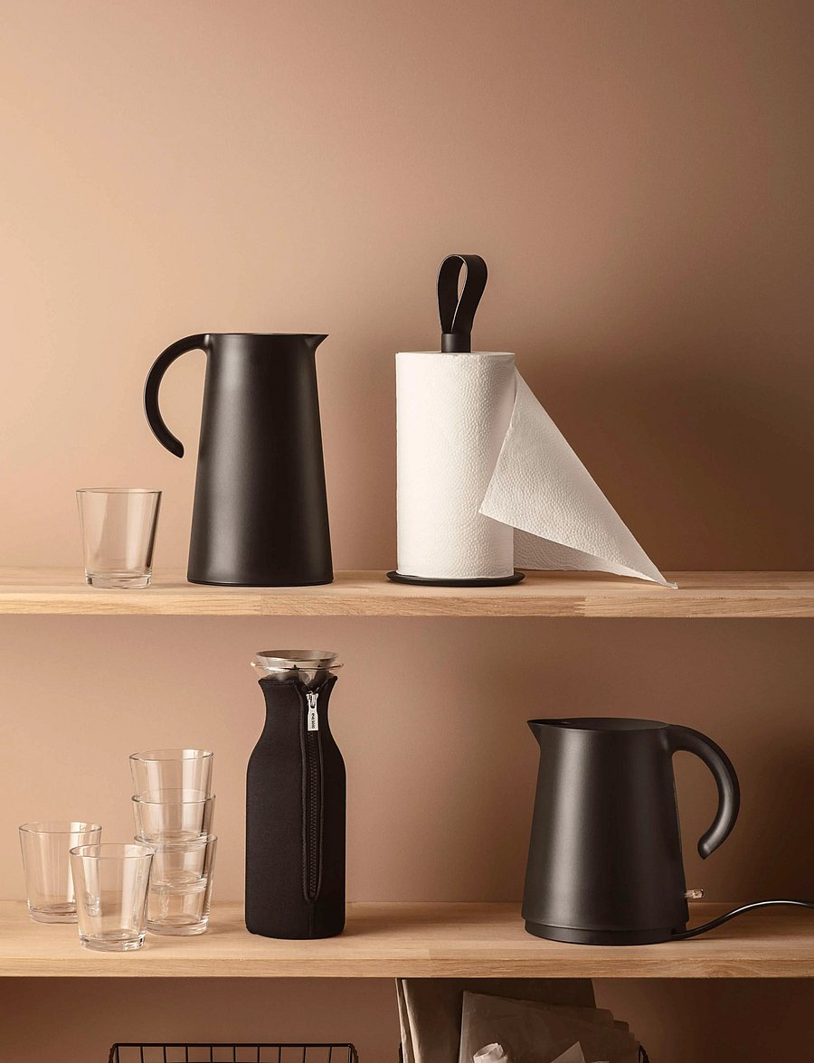 Eva Solo - Kitchen roll holder black - küchenrollenhalter - black - 0