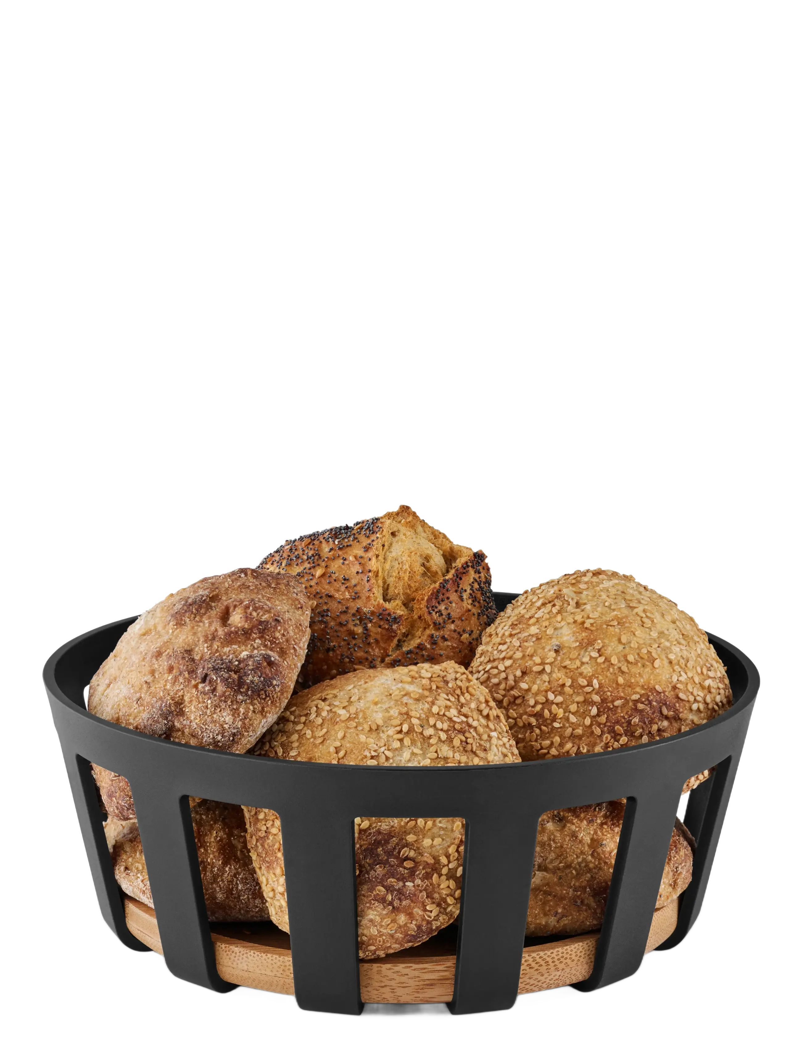 Eva Solo Nordic Kitchen Bread Basket Large, Brødkasse og kurv, Sort, Str: Ø24.5CM H9CM