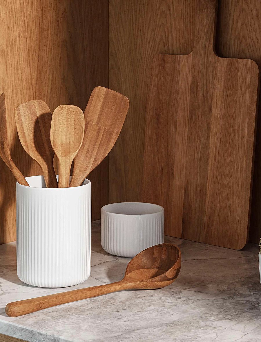 Eva Solo - Nordic kitchen Serving spoon small bamboo - servierlöffel - bamboo - 0