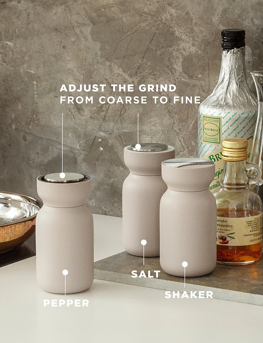 Eva Solo - Sapor Pepper mill - soola- ja pipraveskid - sand - 5