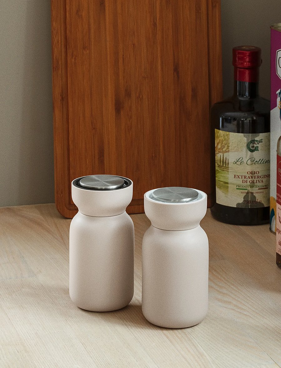 Eva Solo - Sapor Salt mill - salz- & pfefferstreuer - sand - 4