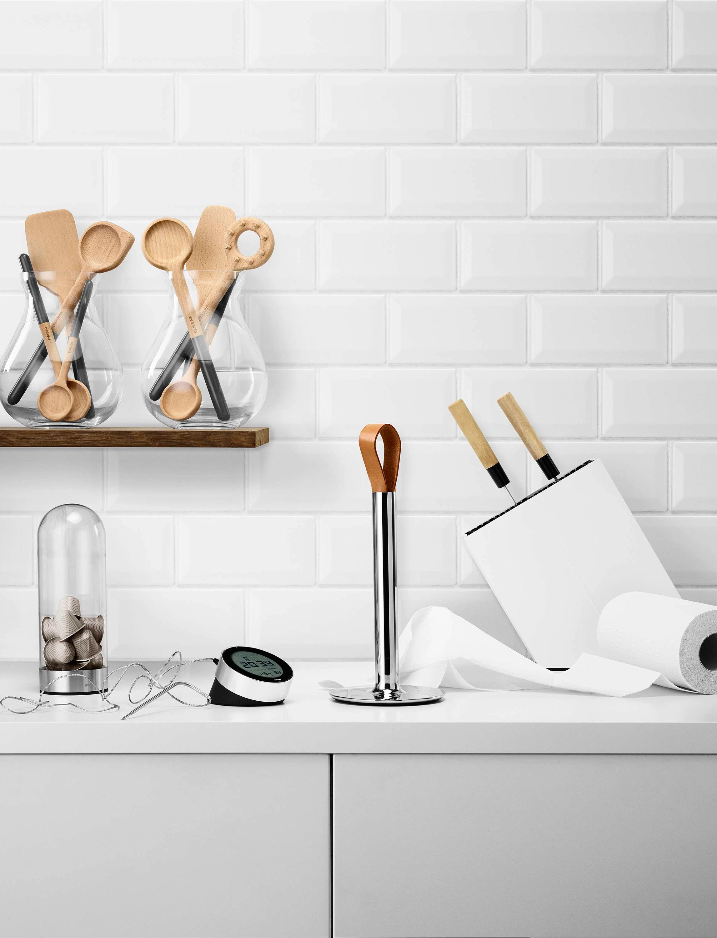 Eva Solo Køkkenrulleholder, One Size, Kitchen, Silber - Household Paperholder, Homeware