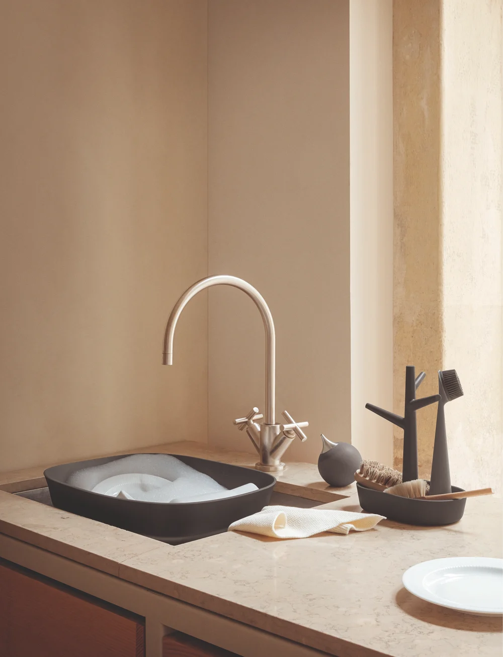 Eva Solo - Kitchen sink organiser Elephant grey - nõudekuivatusrestid - elephant grey - 4