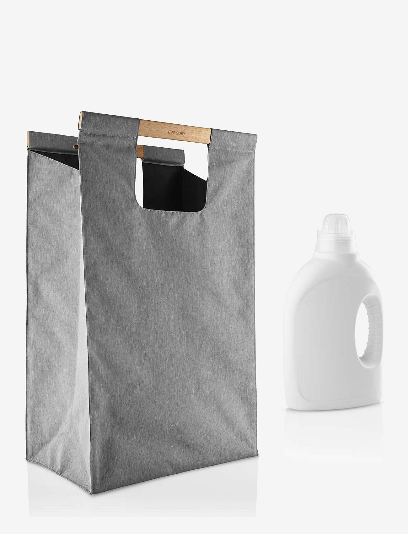 Eva Solo - Laundry bag Light grey - Þvottakörfur - light grey - 5