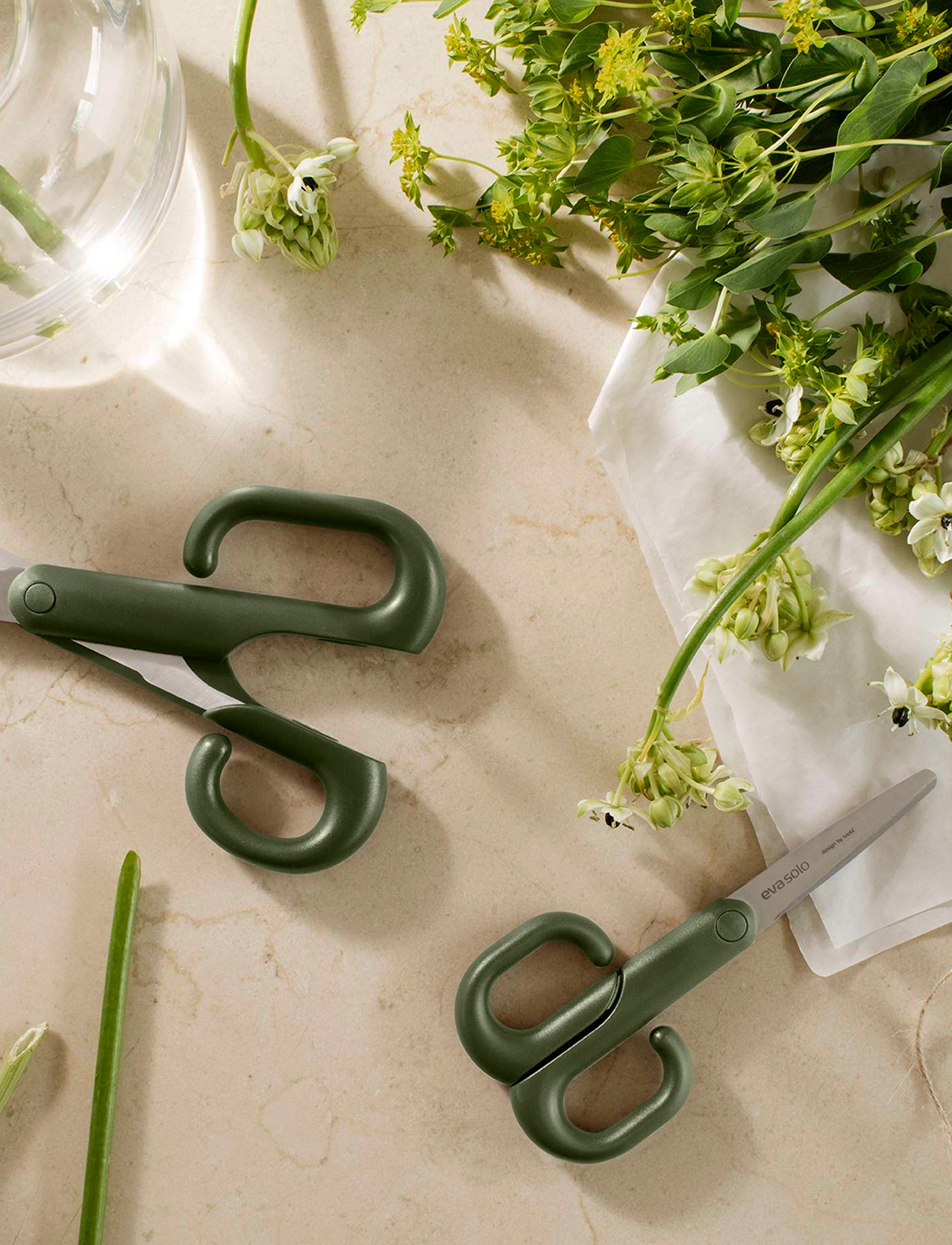 Eva Solo Green Tools Saks Small Afrundet 16 Cm, cm, Kitchen Tools, Grün - Scissors, Homeware