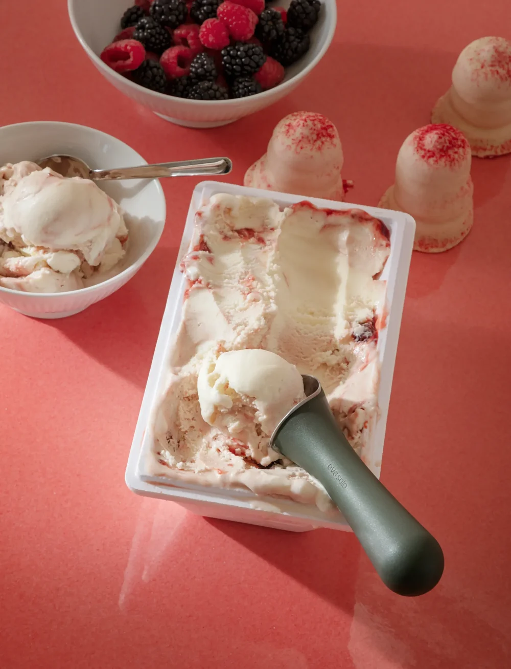 Eva Solo - Green tools Ice cream spoon - desserdi lusikad - green - 3