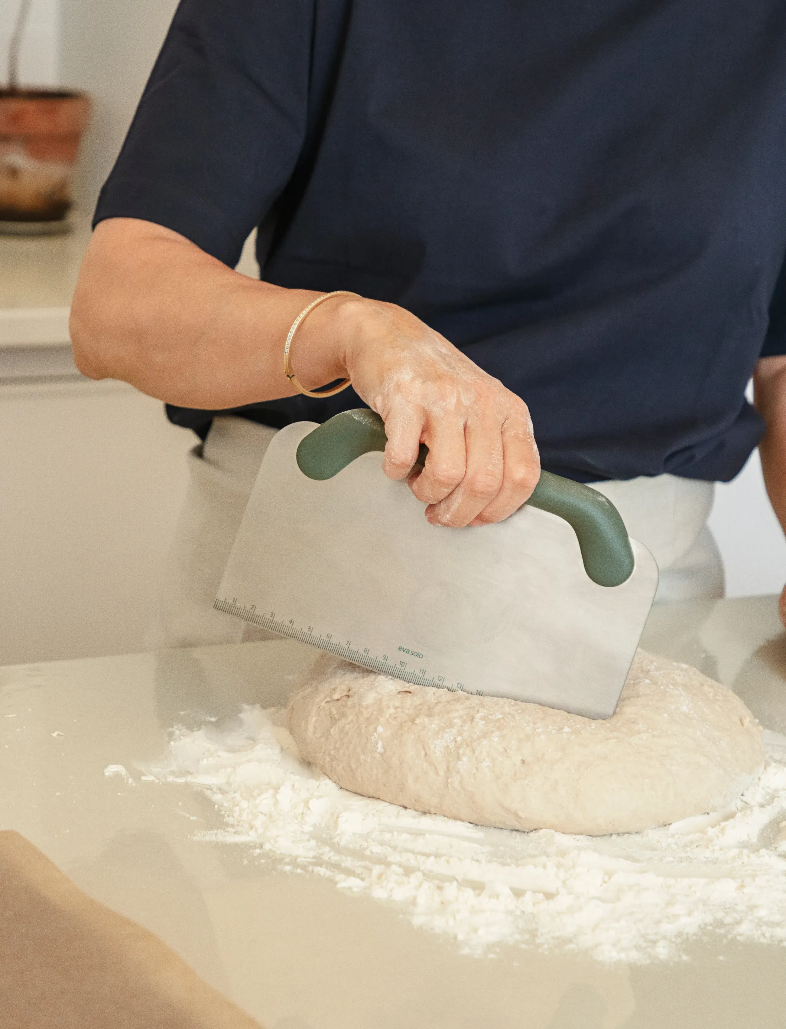 Eva Solo Green Tools Dough Scraper, 20X12 cm, Baking Accessories, Grün - Spatulas & Scrapers, Homeware