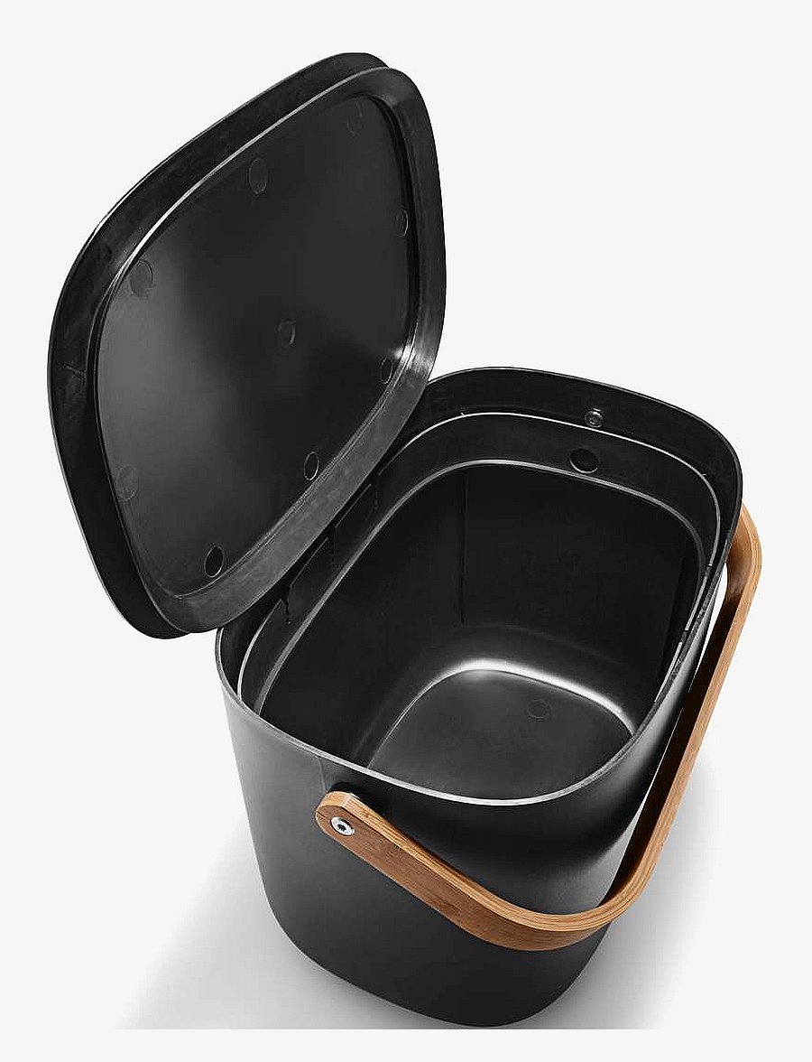 Eva Solo - Reflect Recycling waste bin - paberi prügikastid - black - 4