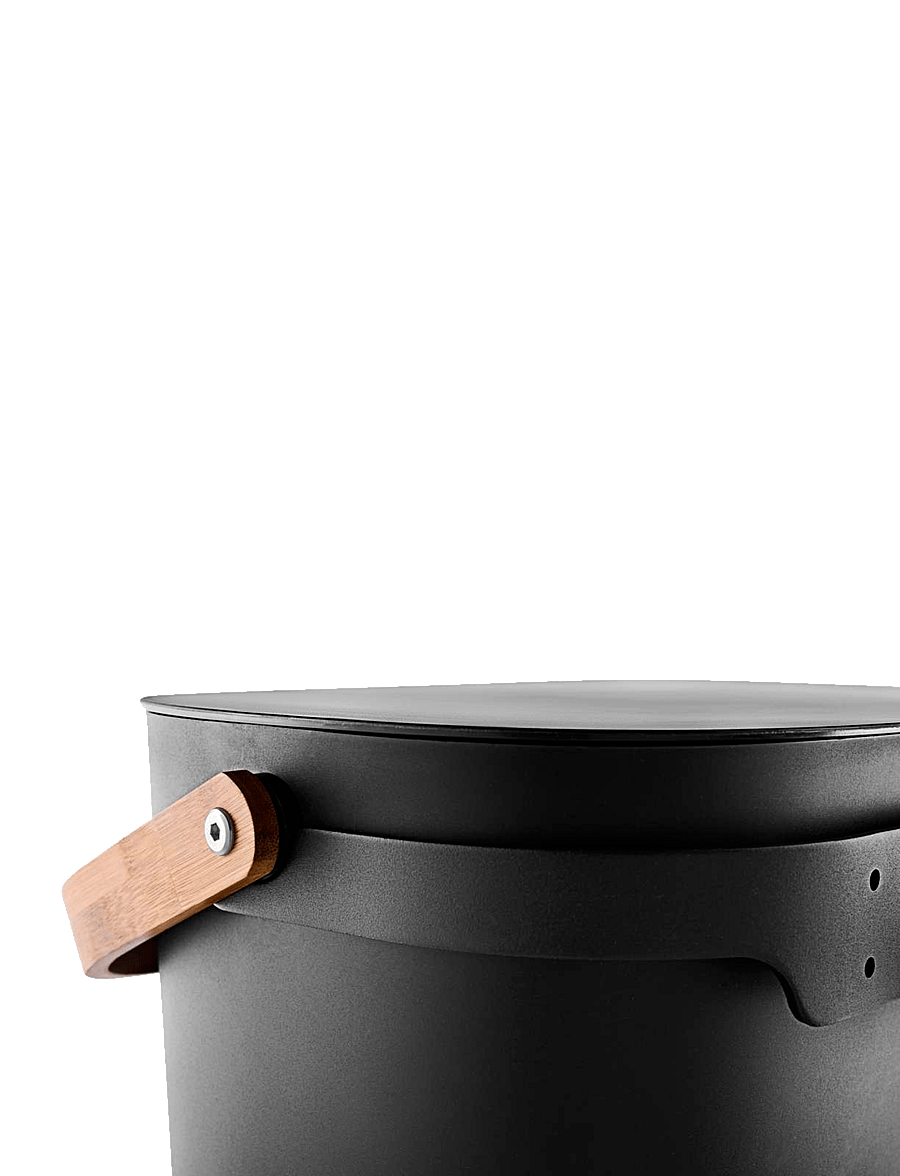 Eva Solo - Reflect wallmount for waste bin 6 l - brotkästen & brotkörbe - black - 2