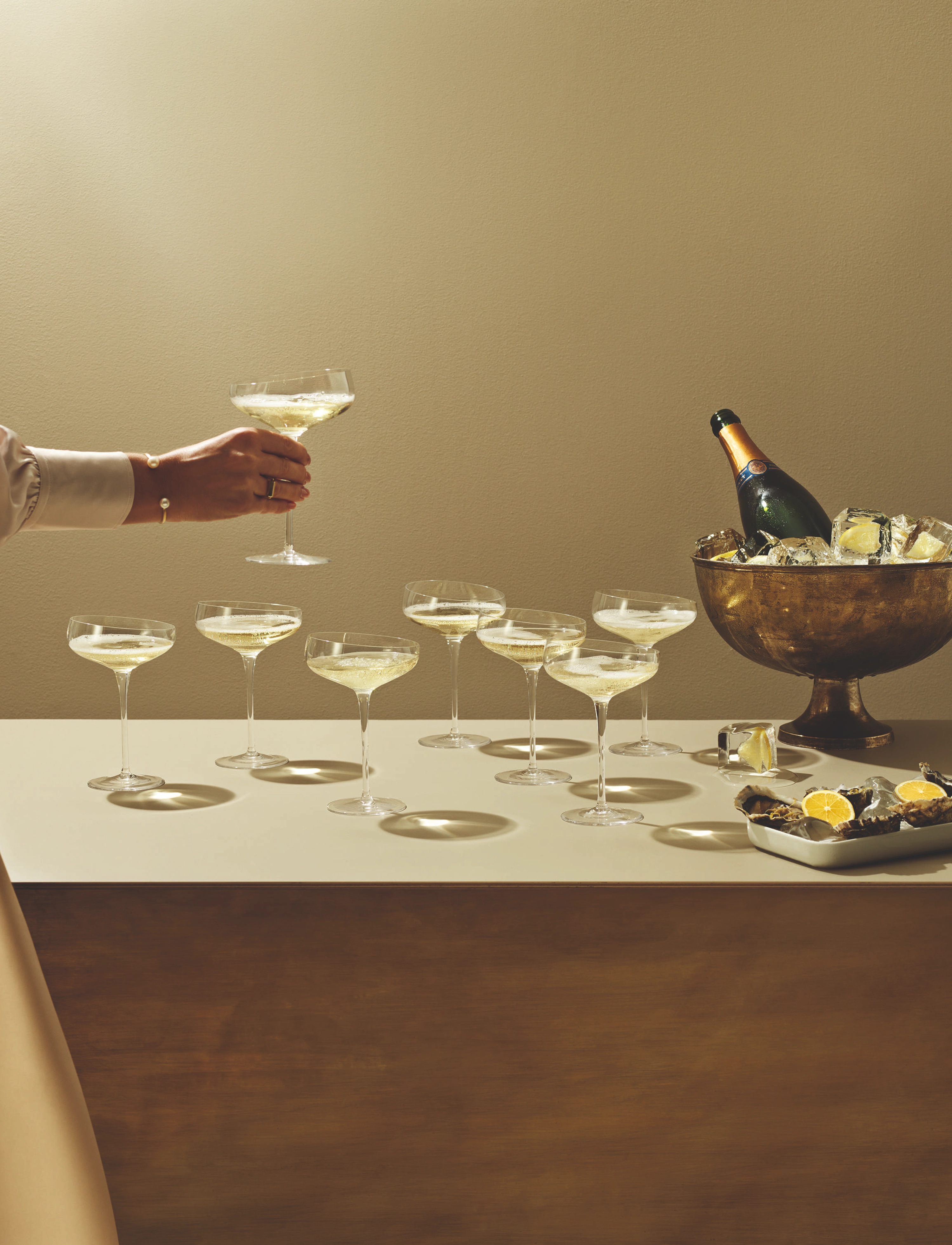 Eva Solo Champagne Coupe, 20 CL, Glass, Nackt - Homeware