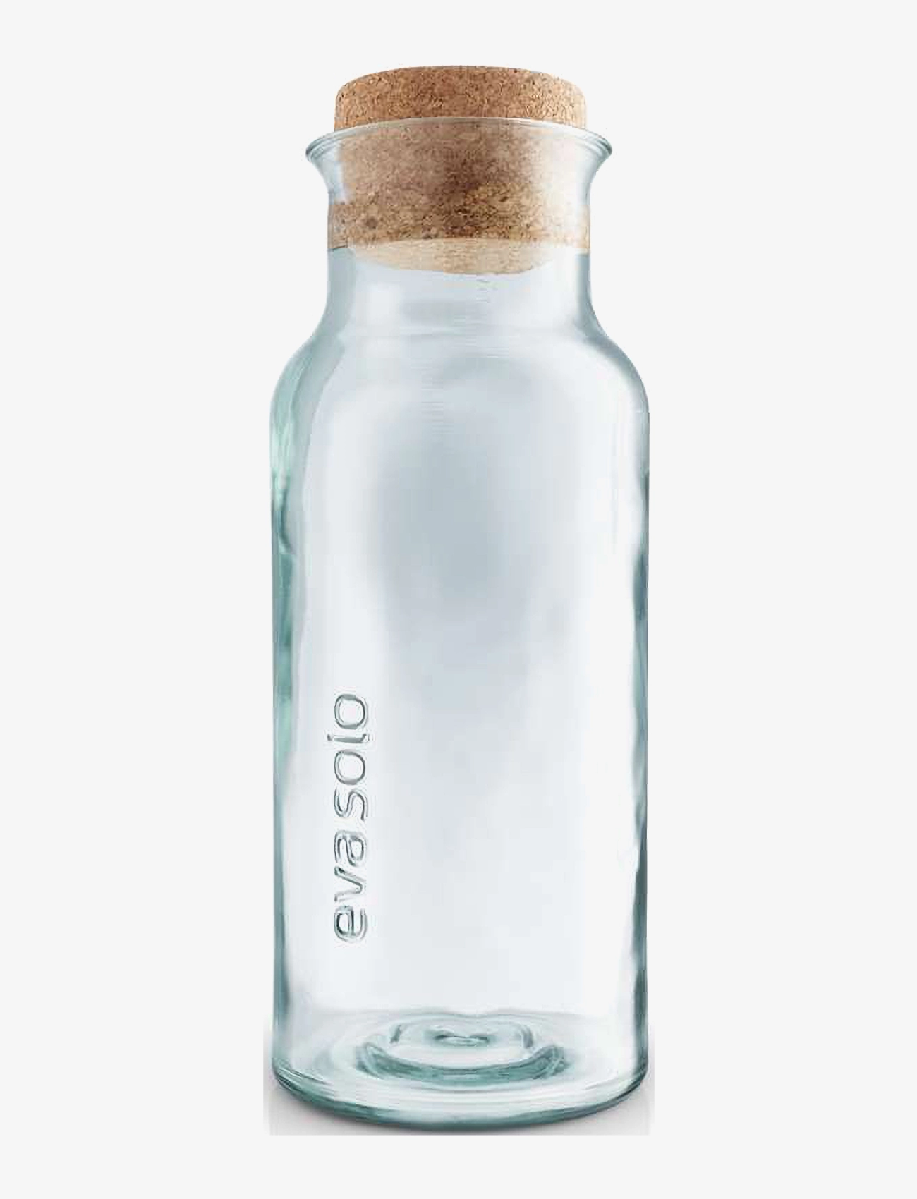 Eva Solo Recycled Glaskaraffel M/Kork, 1 L, Jugs & Carafes, Nackt - Water Carafes Jugs, Homeware