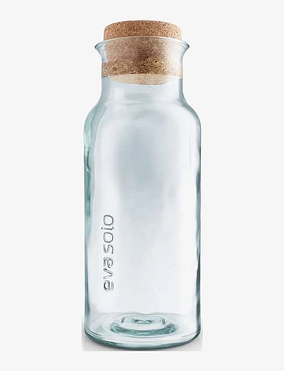 Eva Solo Recycled carafe w/cork 1l - Karaffen & Kannen - CLEAR / undefined