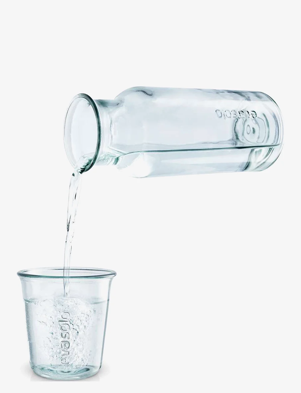 Eva Solo - Recycled carafe w/cork 1l - nach preis einkaufen - clear - 1