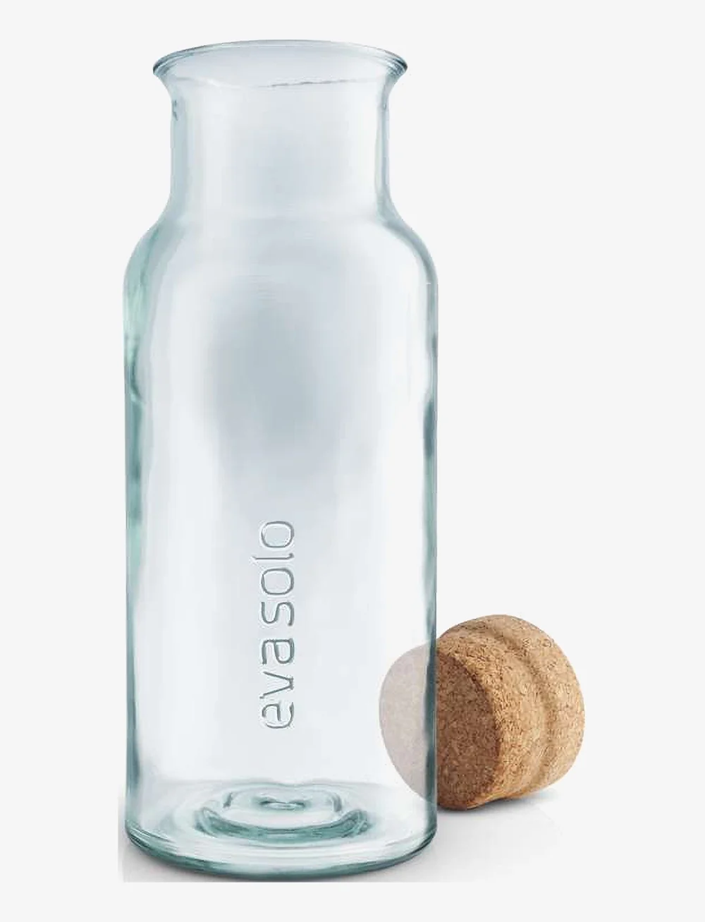 Eva Solo - Recycled carafe w/cork 1l - nach preis einkaufen - clear - 3