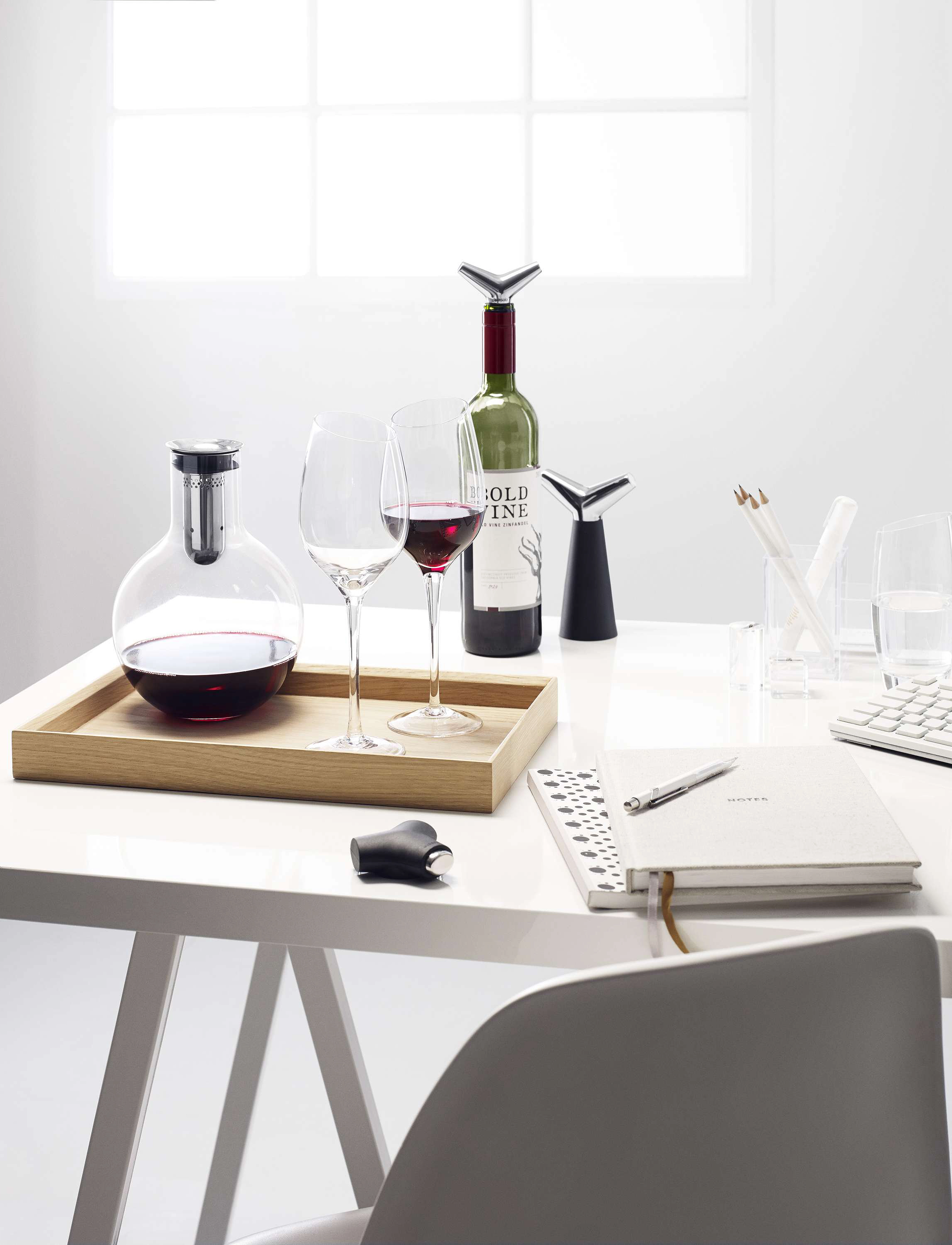 Eva Solo 2 Pk. Vinglas Bordeaux, 39 CL, Wine Glass, Nackt - Red Glasses, Homeware