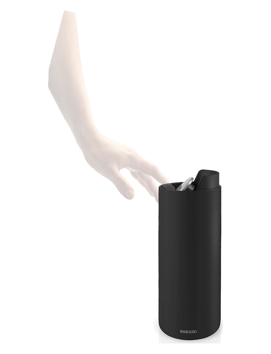 Eva Solo - Urban To Go Cup 0,35 L Black - thermostassen - black - 2
