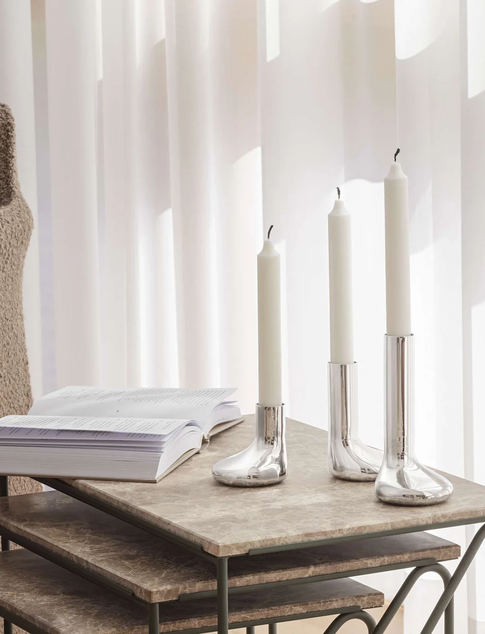 Eva Solo - Mellow Candlestick - achat par prix - polished steel - 5