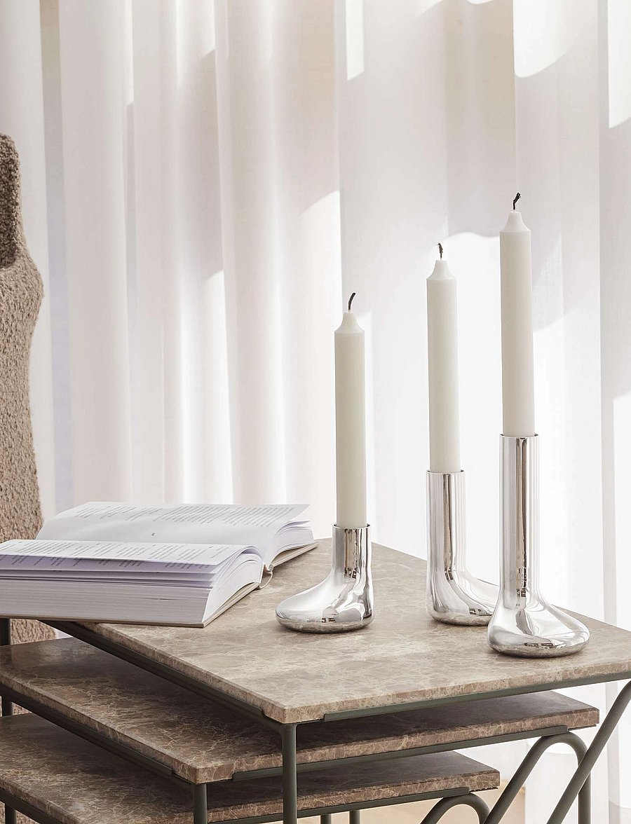 Eva Solo - Mellow Candlestick - nach preis einkaufen - polished steel - 0