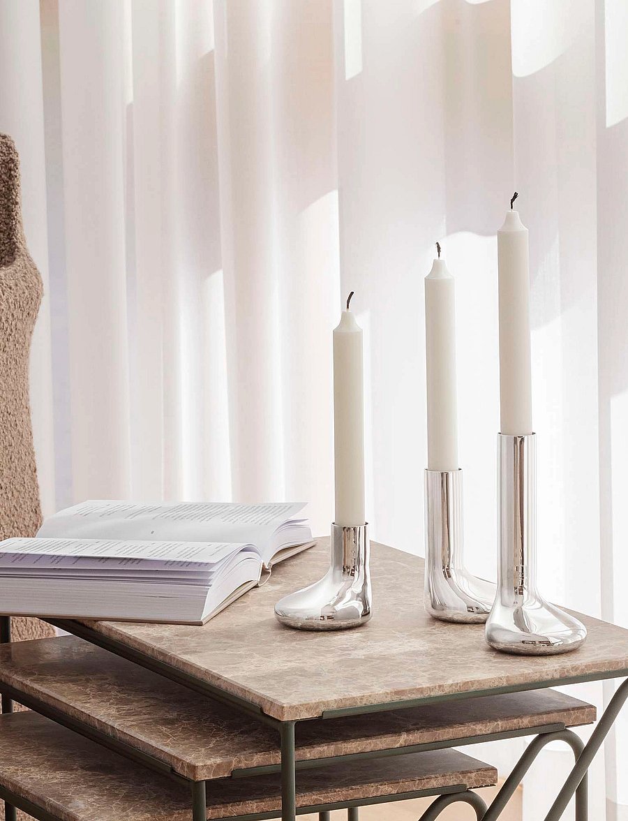 Eva Solo - Mellow Candlestick set 3 pcs. - nach preis einkaufen - steel - 0