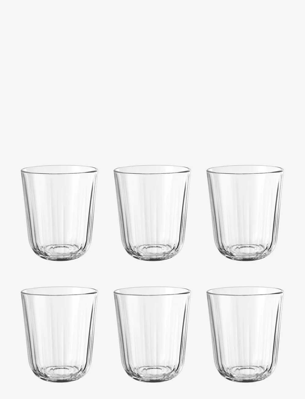 Eva Solo - 6 Facet tumblers 27cl - drinking glasses & tumblers - clear - 0