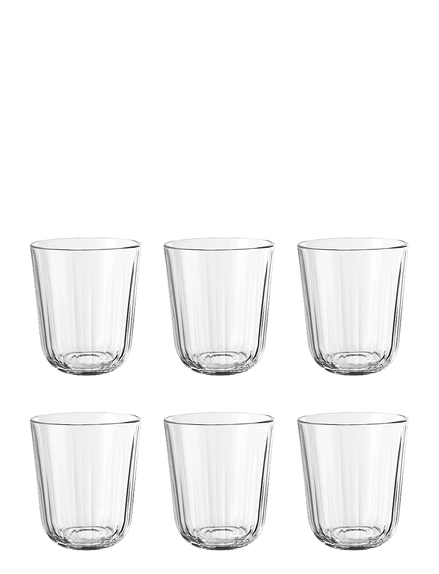 Eva Solo - 6 Facet tumblers 27cl - trinkgläser - clear - 1