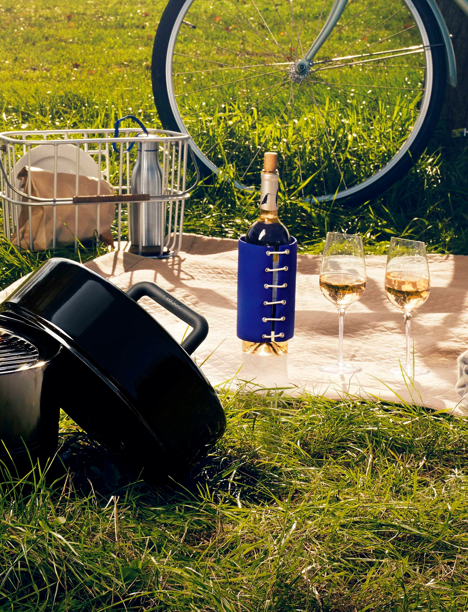 Eva Solo Staycool Vinkøler Black, One Size, Black, Tilbehør Til Drinks Og Barer > Flaskekølere, Unisex
