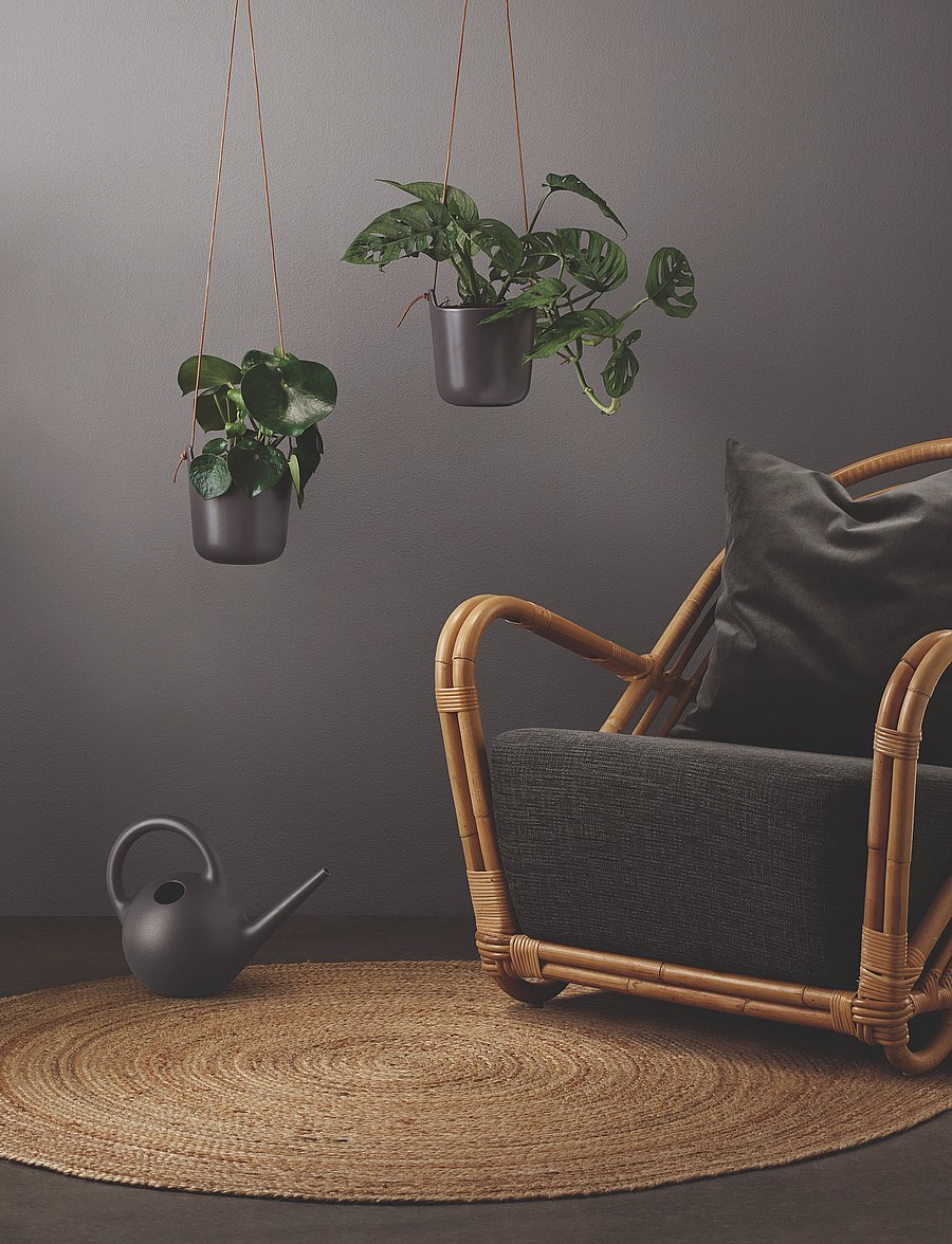 Eva Solo - Globe watering can 2.5l Dark grey - gießkanne - dark grey - 0