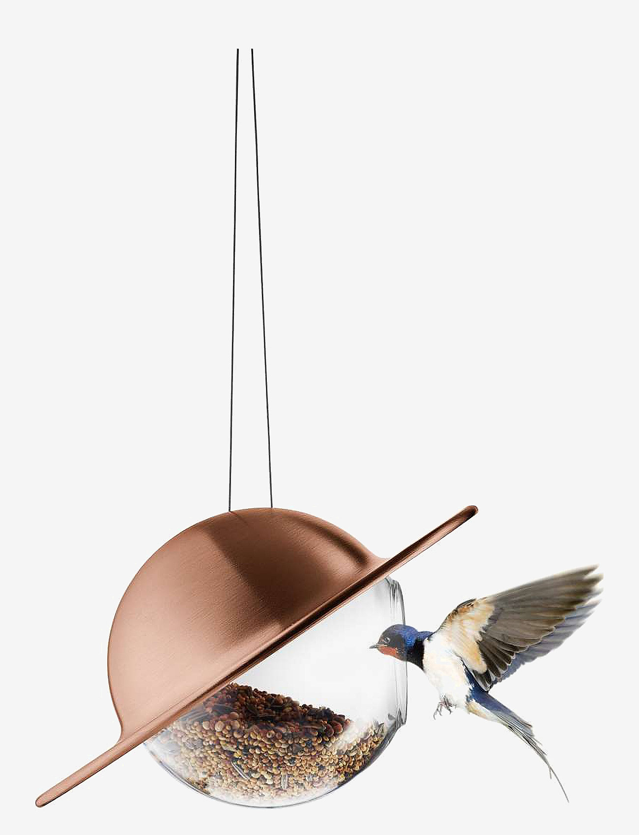 Eva Solo - Saturn Bird feeder Copper - copper - 4