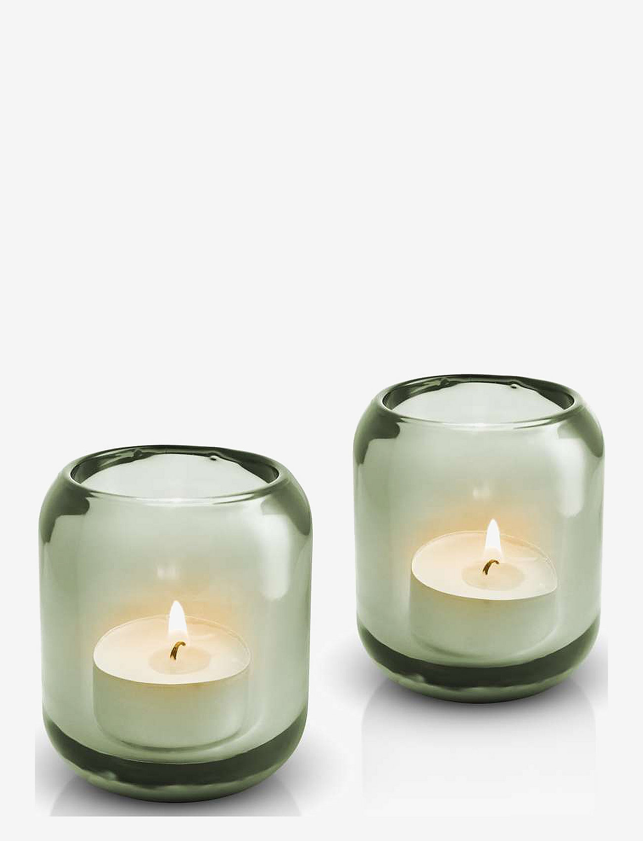 Eva Solo - 2 Acorn tealight holder Leaf green - leaf green - 0