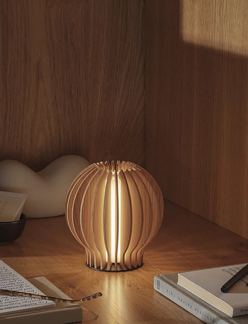 Eva Solo - Radiant round LED lamp Oak - nach preis einkaufen - oak - 4