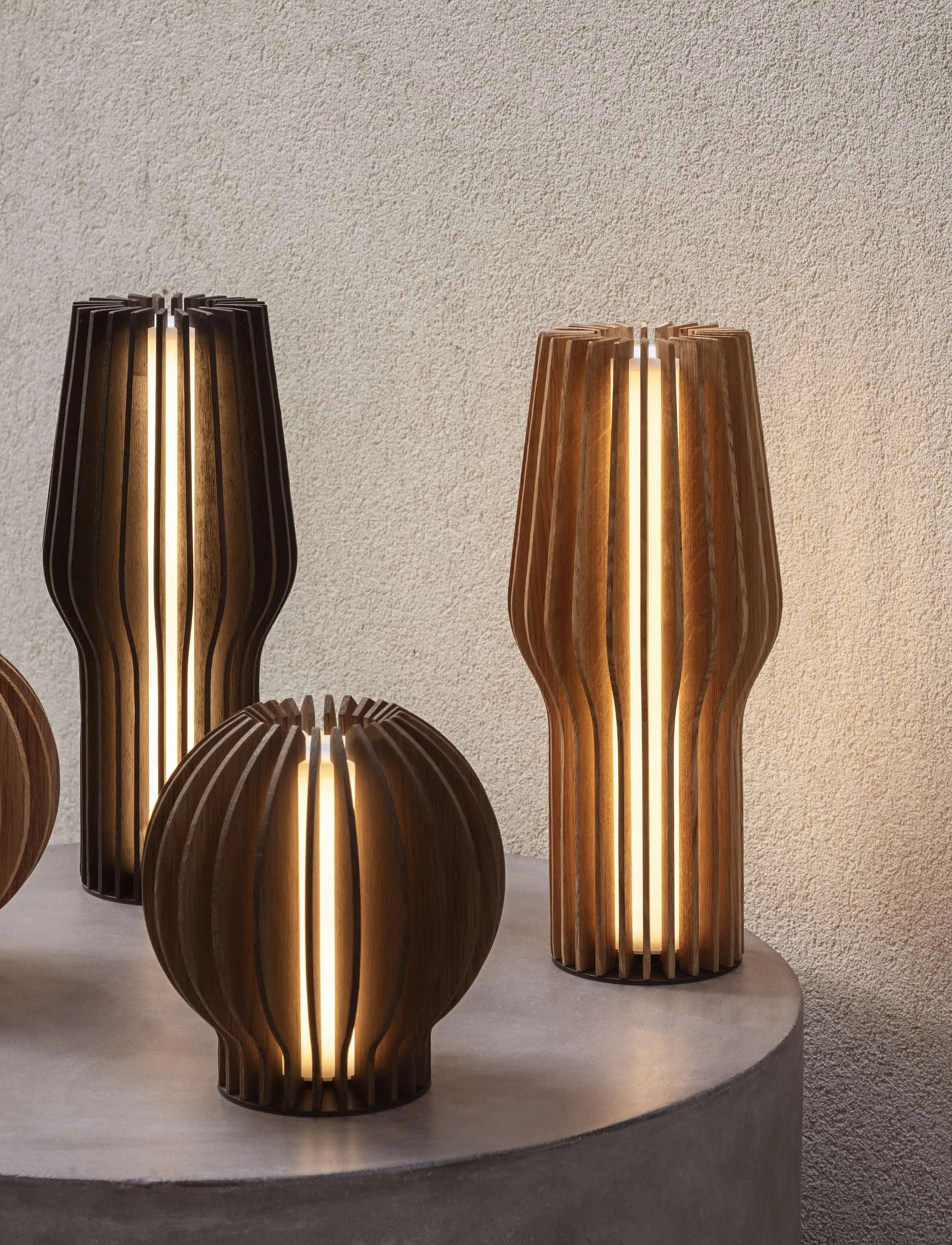Eva Solo - Radiant round LED lamp Oak - window lamps - oak - 5