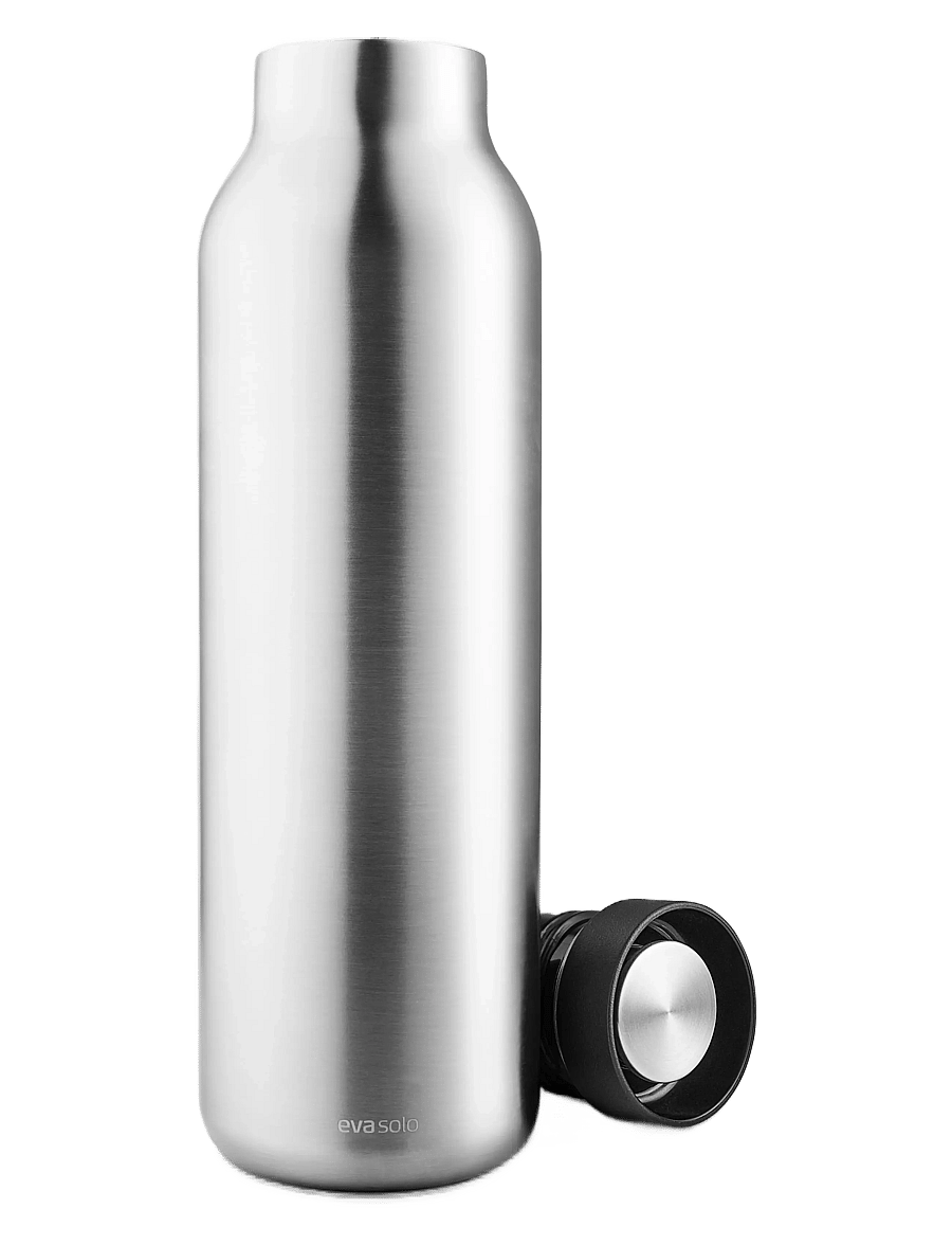 Eva Solo - Urban thermo flask 0.7 l Steel/Black - termopudelid - black, steel - 3
