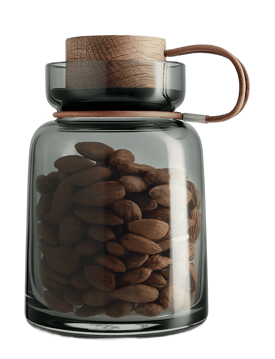 Eva Solo - Silhouette Storage jar - vorratsgläser - grey - 1