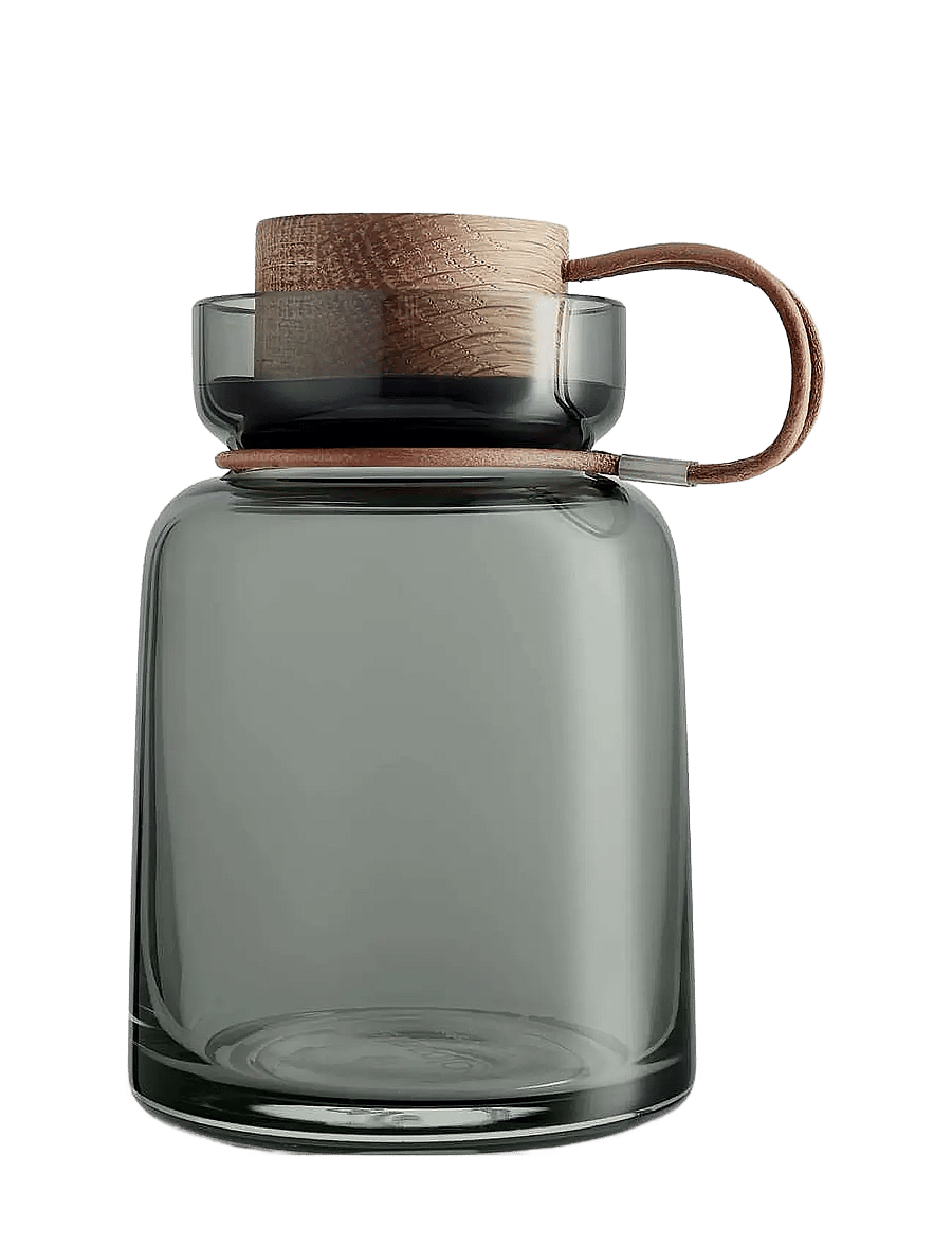 Eva Solo - Silhouette Storage jar - vorratsgläser - grey - 2
