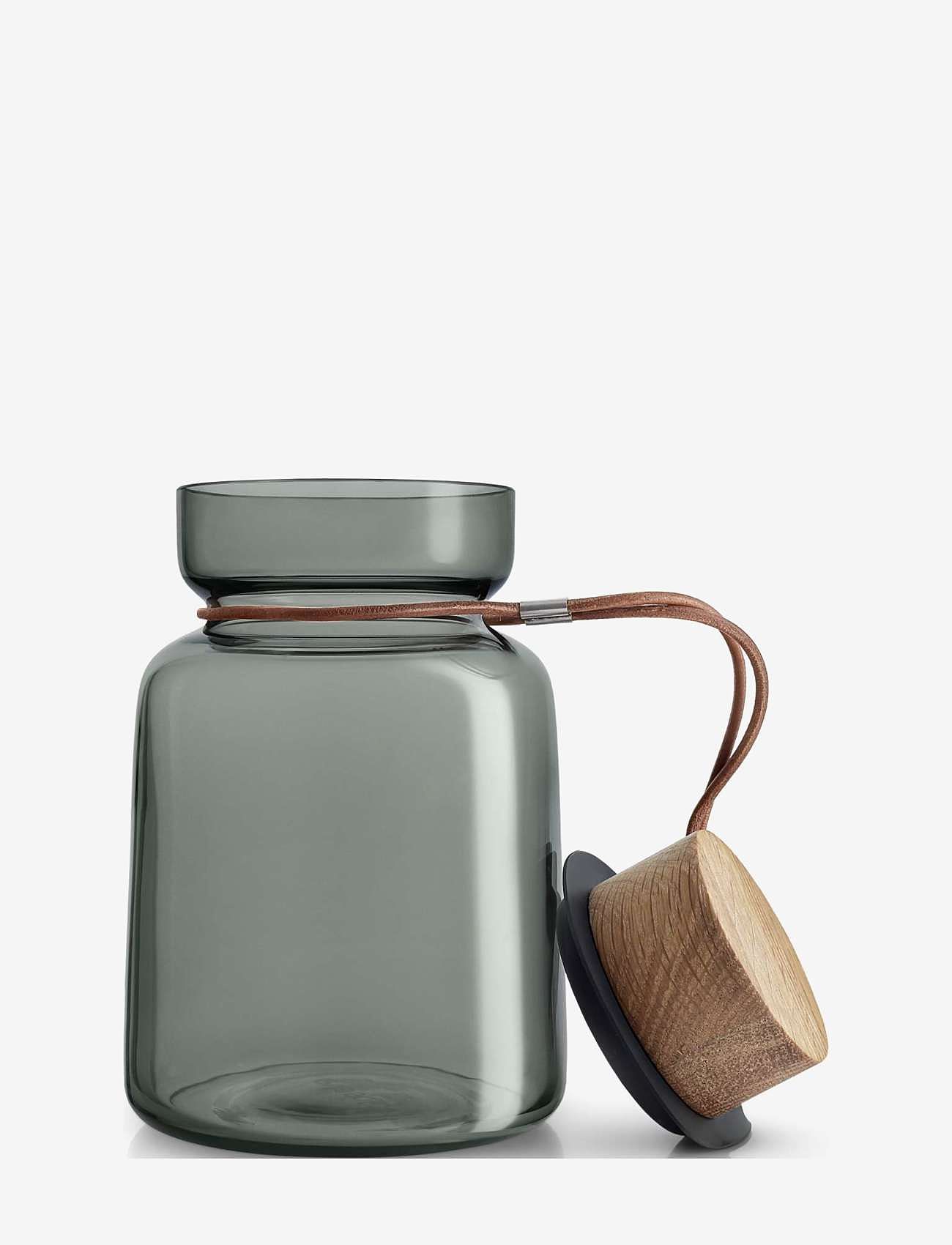 Eva Solo - Silhouette storage jar 1.0l - säilituspurgid - grey - 0
