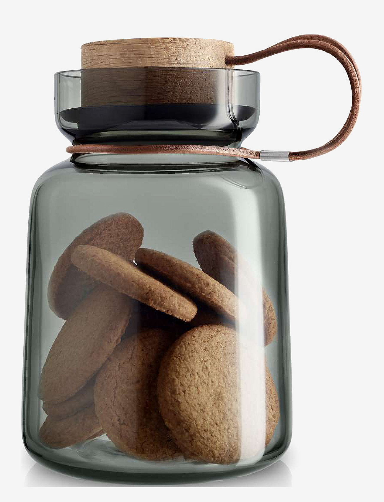 Eva Solo - Silhouette storage jar 1.0l - säilituspurgid - grey - 1