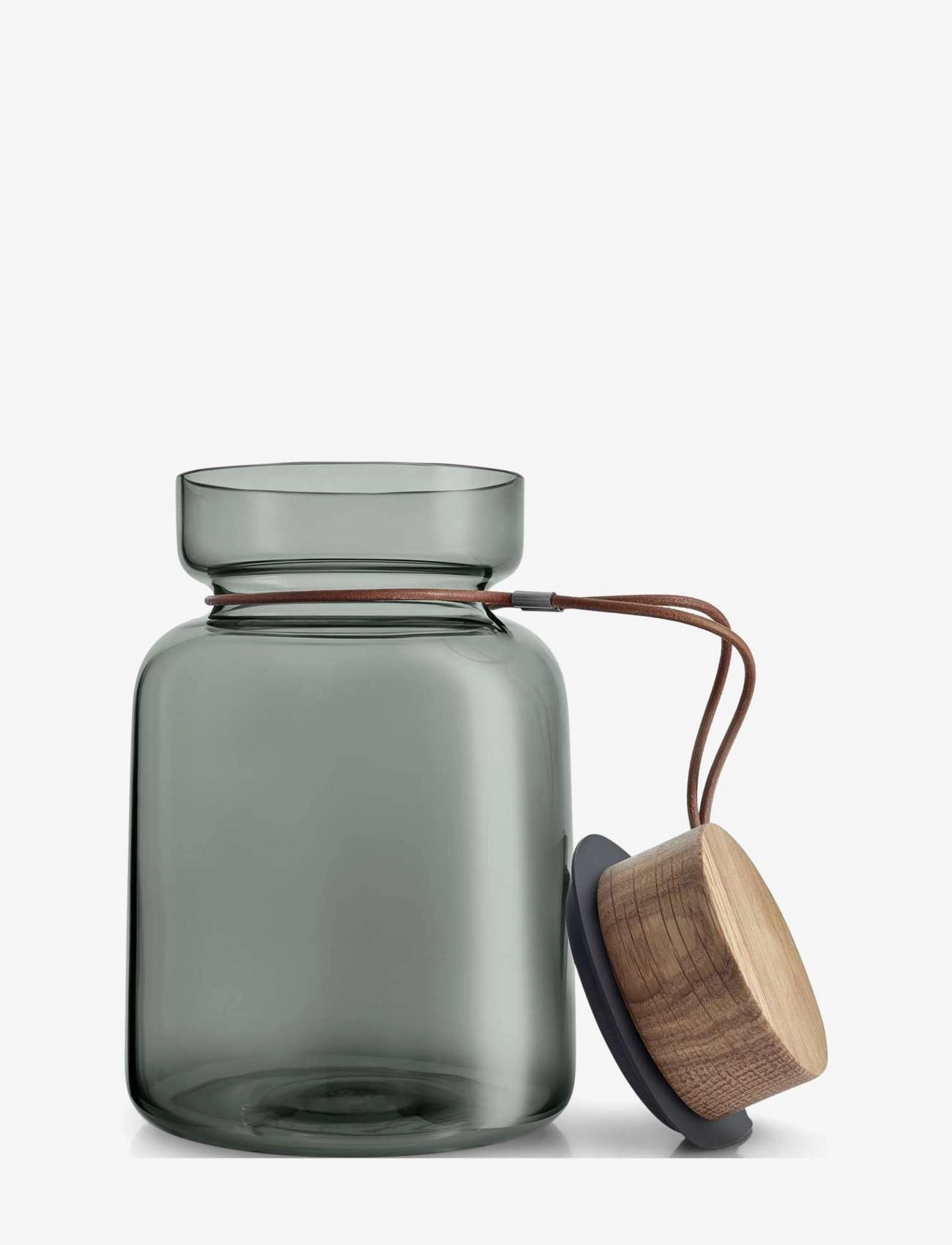 Eva Solo Silhouette Opbevaringsgla 1,5L, Køkkenkrukke, Sort, Str: 1.5 L