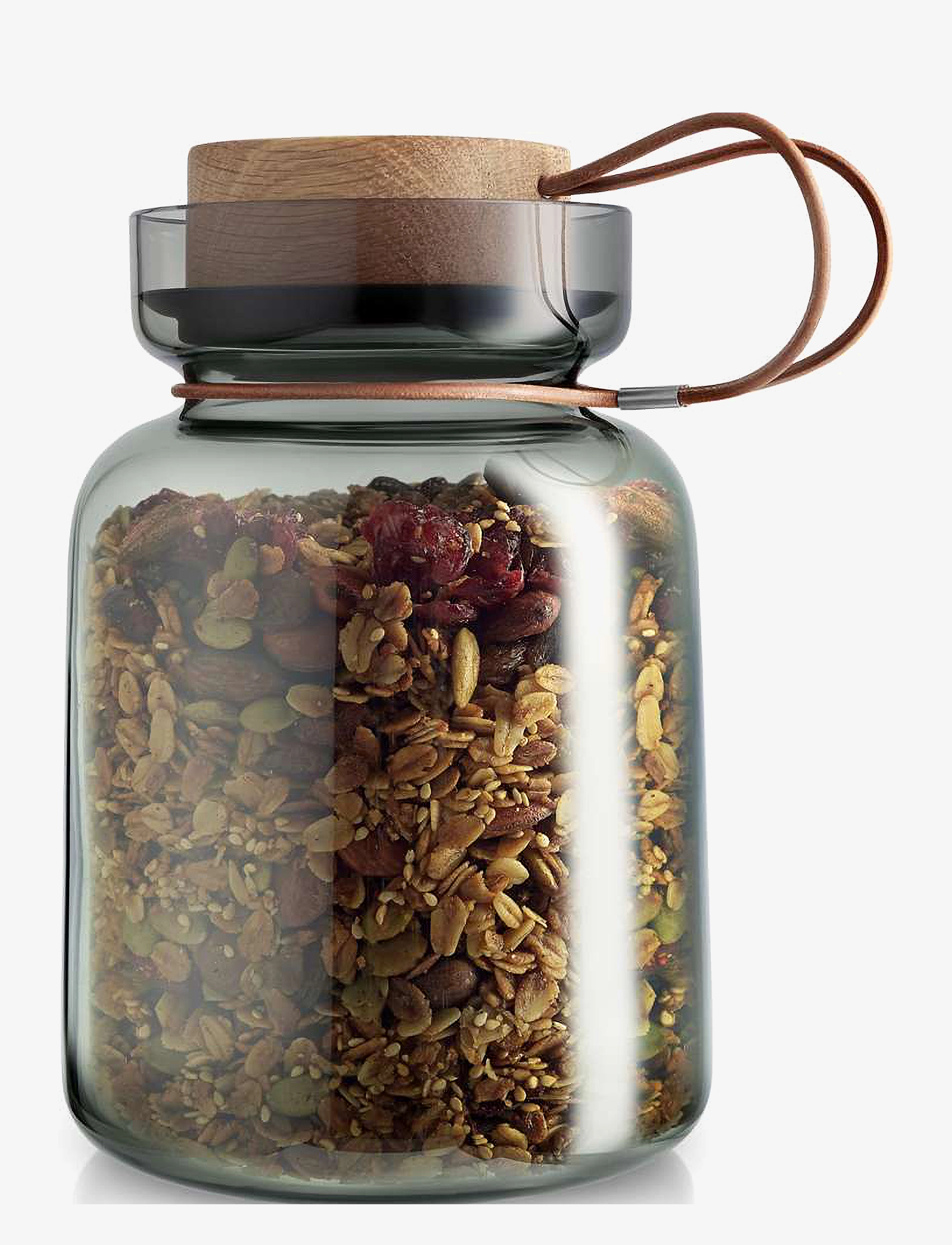 Eva Solo - Silhouette förvaringsburk i glas 1,5l - förvaringsburkar - grey - 2