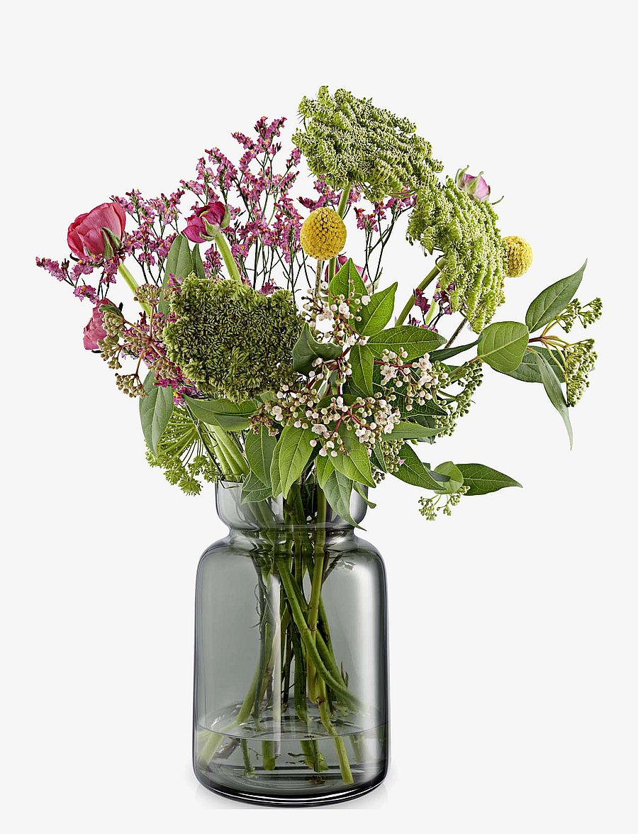 Eva Solo - Silhouette glass vase H18.5 - vasen - smoked - 3