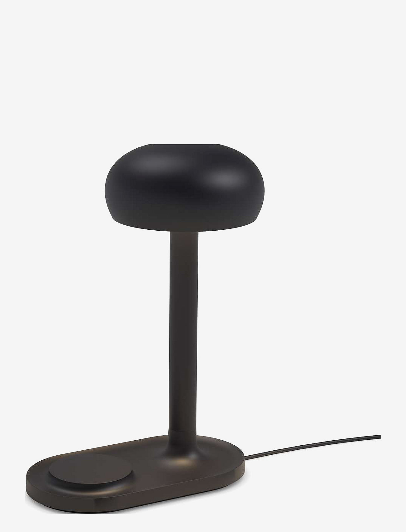 Eva Solo - Emendo lampe med Qi trådløs oplader Black - black - 0