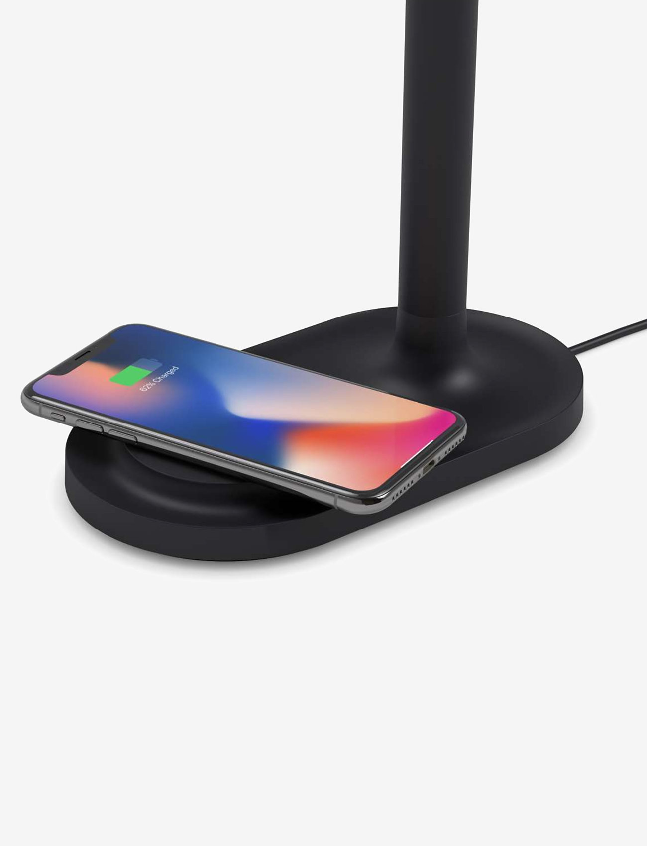 Eva Solo - Emendo lampe med Qi trådløs oplader Black - black - 5